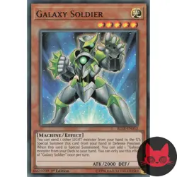 Yugioh Galaxy Soldier BLLR-EN053 Ultra Rare 1st Edition NM - Image 1