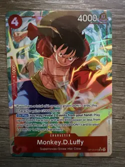Monkey.D.Luffy (Alternate Art) OP12-015 Legacy of the Master Foil - Image 1