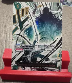 Demon Aura Nine Sword Style Asura Blades Drawn Dead Man's Game Alt Art OP12-037 - Image 1