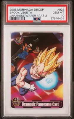 PSA 10 Sequential Android 18 Vegeta Zoro Morinaga Dragon Ball & One Piece Wafers - Image 5