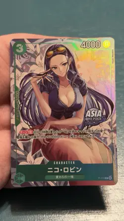 Nico Robin Asia Promo One Piece Mini-Tin Pack Set Vol 2 P-111 JPN NM - Image 1