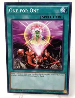 One For One Yugioh TCG SDSE-EN031 - 1st Edition - Common Card - Image 1