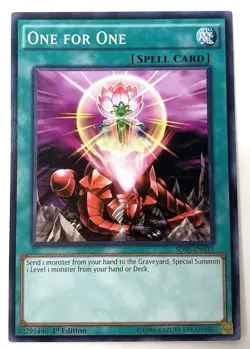 One For One Yugioh TCG SDSE-EN031 - 1st Edition - Common Card - Image 2