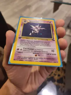 Haunter Fossil Holo 1st Edition 6/62 Rare French Pokemon Card - Image 2