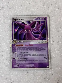 Espeon ex 102/115 Ultra Rare Holo Pokemon Card Unseen Forces RARE 2005 - Image 1