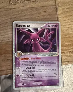 Espeon ex 102/115 Ultra Rare Holo Pokemon Card Unseen Forces RARE 2005 - Image 2