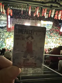 One Piece Monkey D. Luffy US Voyage College Basketball Trading Card IN HAND! - Image 1