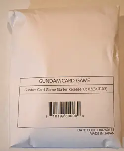 Gundam Card Game Starter Release Kit 03 [SKIT-03] SEALED ENGLISH! - Image 1