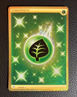Grass Energy (Secret) 283/264 Secret Rare SWSH08: Fusion Strike Pokemon Card - Image 1