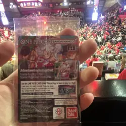 Bandai Promo Holo Card Monkey.D.Luffy College Basketball US Voyage One Piece CCG - Image 2