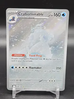 Crabominable - 149/142 - Illustration Rare - Stellar Crown - Pokemon Card - Image 1