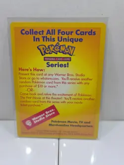 CATCH MEW Card Promo - Pokemon the Movie - 1999 Pokemon Wizards of the Coast - Image 2