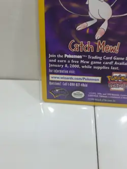 CATCH MEW Card Promo - Pokemon the Movie - 1999 Pokemon Wizards of the Coast - Image 5