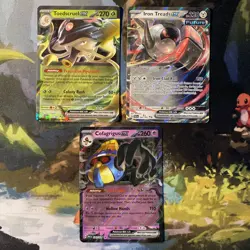 Lot of 3 Pokemon Scarlet Violet double rare cards - Image 1