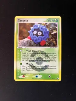 Tangela 30/112 Rare Reverse Holo EX FireRed & LeafGreen Pokemon Card 2004 NM - Image 1