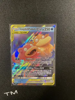 Pokemon TCG Slowpoke Psyduck GX Tag Team Card 35/236 Unified Minds Excellent-NM - Image 1