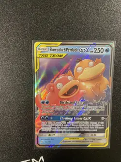 Pokemon TCG Slowpoke Psyduck GX Tag Team Card 35/236 Unified Minds Excellent-NM - Image 2