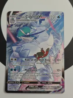 Pokemon Card Ice Rider Calyrex VMAX TG15/TG30 Astral Radiance NM - Image 1