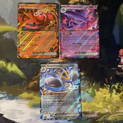 Lot of 3 Pokemon Phantasmal Flames double rare cards - Image 1
