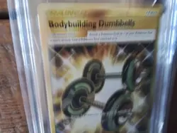 Pokemon Cards promo Holo 161/147 bumbbells ar sr x graded slab card gold art b4 - Image 3