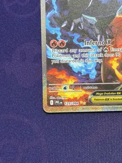Mega Charizard X ex 125/094 SIR Me02: Phantasmal Flames Pokemon Card TCG CCG - Image 4