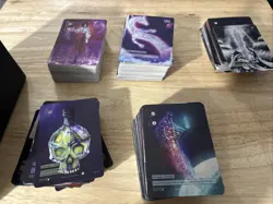 Back Alley Mages Huge Lot Of All Foil Cards In All Rarities + Autographed Box - Image 1