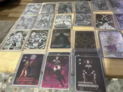 Back Alley Mages Huge Lot Of All Foil Cards In All Rarities + Autographed Box - Image 3