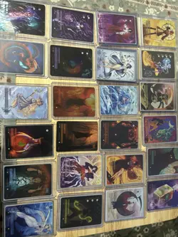 Back Alley Mages Huge Lot Of All Foil Cards In All Rarities + Autographed Box - Image 4