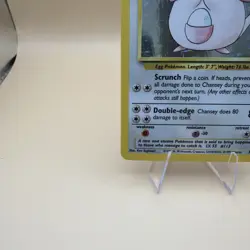 Chansey 003/102 Base Holo Pokemon card *Excellent Condition - Image 5