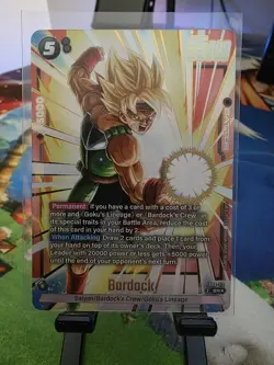 Bardock FB08-112 Alternate Art Saiyan's Pride Dragon Ball English Card Fusion Wo - Image 1