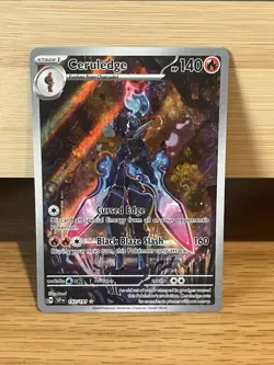 Ceruledge Surging Sparks Illustration Rare Pokemon TCG Card 197/191 NM/Mint - Image 1
