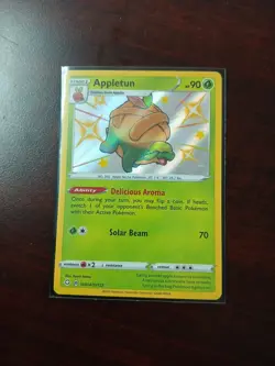Appletun SV014/SV122 Shining Fates Shiny Holo Rare Pokemon Card - Image 1