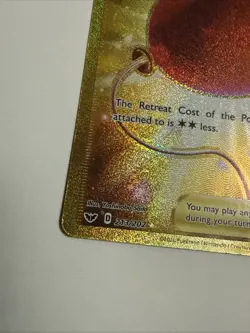 Pokemon TCG Sword & Shield Base Air Balloon Card 213/202 Secret Rare Gold Lp - Image 2