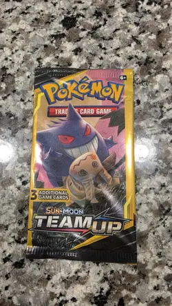 Pokemon Team Up 3 Card Booster Pack Heavy 7.71G - Image 1