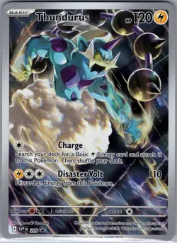 Thundurus SVP 209 SV: Scarlet & Violet Promo Cards - Pokemon Card - NM - Image 1