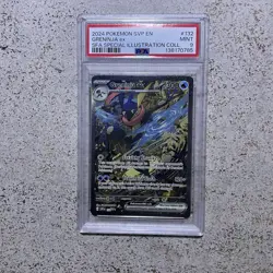 Greninja Ex BSP Promo 132 SVP Special Illustration Pokemon Card PSA 9 MINT - Image 1