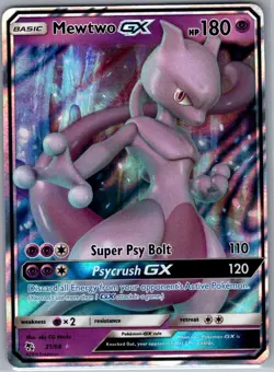 Mewtwo GX - 31/68 - Hidden Fates - Pokemon Card - NM - Image 1
