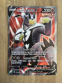 Single Strike Urshifu V - 150/163 - Pokemon Battle Styles Full Art Card NM - Image 1