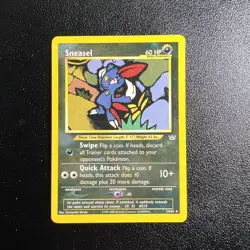 Sneasel 24/64 Neo Revelation Regular Rare Pokemon Card PTCG - Image 1