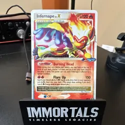 Infernape LV.X Holo Promo DP10 Diamond & Pearl 120 HP Level Up Pokemon TCG Card - Image 1