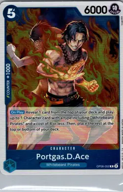 Portgas.D.Ace OP08-052 English Two Legends - One Piece Card - NM - Image 1