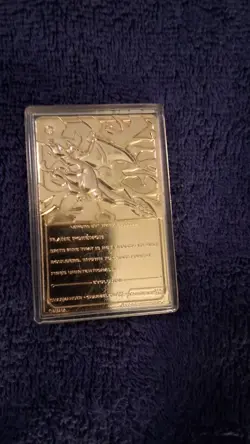 23k gold 1999 burger king pokemon cards charizard - Image 2