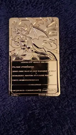 23k gold 1999 burger king pokemon cards charizard - Image 4