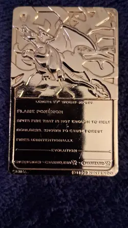 23k gold 1999 burger king pokemon cards charizard - Image 5
