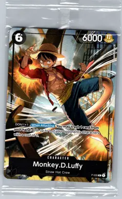 Monkey.D.Luffy (Pirates Party Vol. 3) P-035 English - One Piece Card - Sealed - Image 1