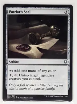 Patriar's Seal #332 The List - Battle for Baldur's Gate Regular Uncommon - Image 1