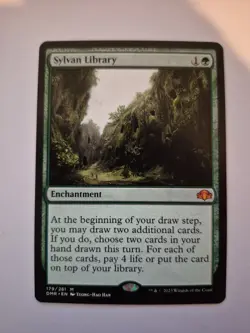 1x Sylvan Library Dominaria Remastered Regular Mythic rare 179 NM x1 - Image 1