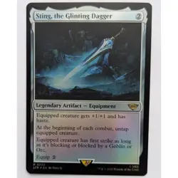 Sting, the Glinting Dagger Foil, LOTR: Tales of Middle-Earth (LTR) #250, NM - Image 1