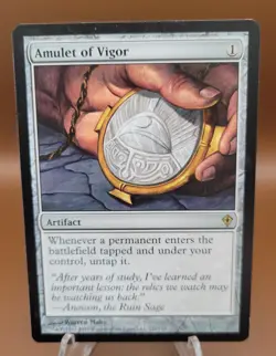 Amulet of Vigor x1 MTG Worldwake Magic Light Play LP English - Image 1