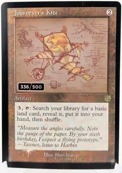 MTG - Journeyer's Kite Serialized 336/500 - MP - Image 1
